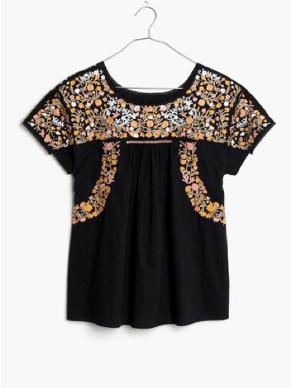 Madewell Embroidered Cotton Top